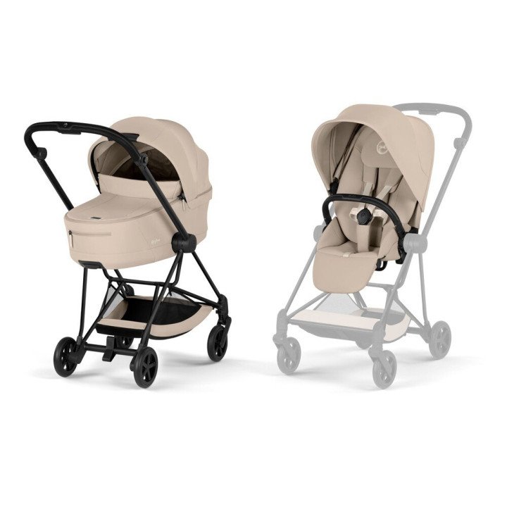 Duo MIOS 2026  Poussette citadine avec nacelle pliable  Châssis Matt Black  CYBEX