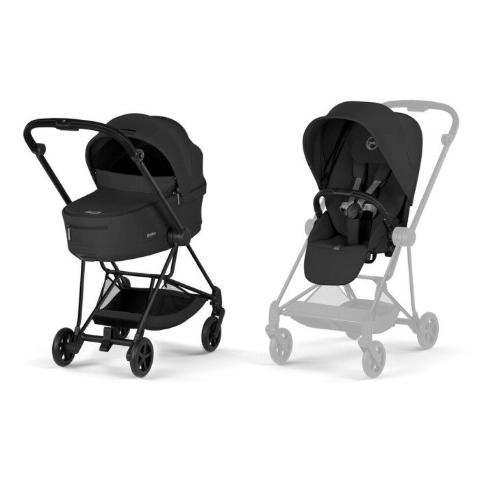 Duo MIOS 2026  Poussette citadine avec nacelle pliable  Châssis Matt Black  CYBEX