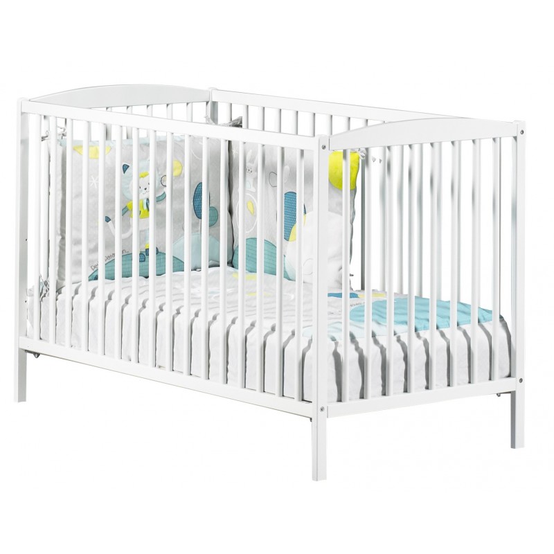 Lit Bebe A Barreaux 60x1 3 Positions New Basic Baby Price
