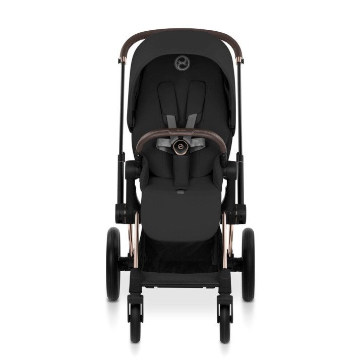 Duo PRIAM 2026  Poussette toutterrain avec nacelle pliable  Châssis Rose Gold CYBEX