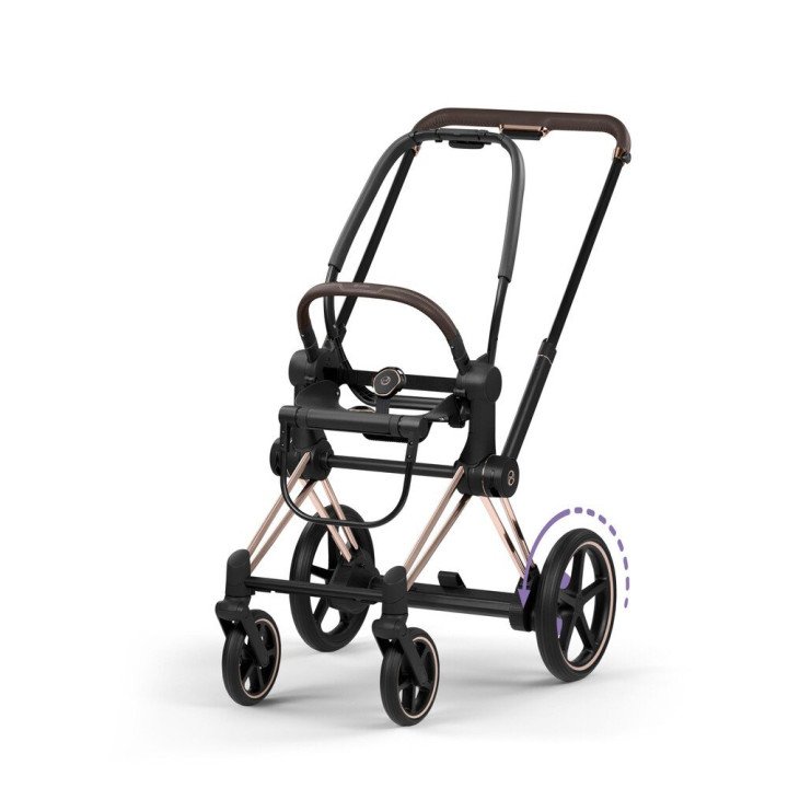 Châssis ePRIAM 2026 Rose Gold Poussette électrique toutterrain  CYBEX