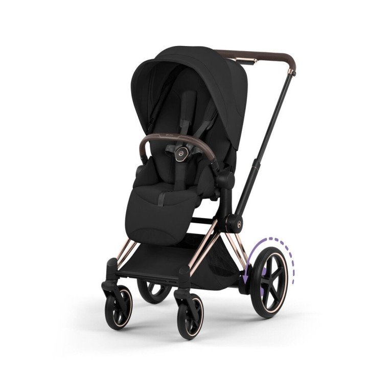 Châssis ePRIAM 2026 Rose Gold Poussette électrique toutterrain  CYBEX