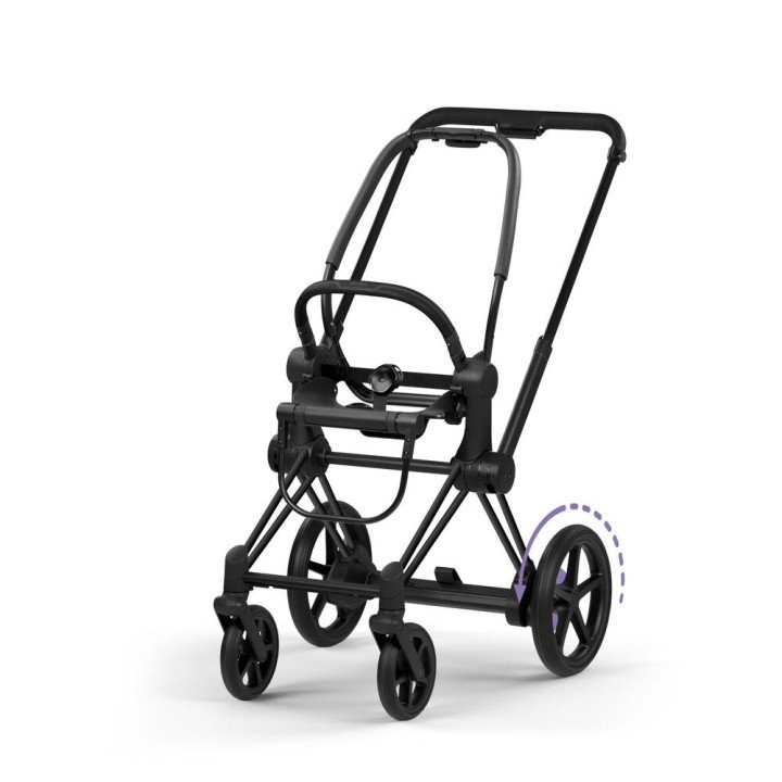 Châssis ePRIAM 2026 Matt Black Poussette électrique toutterrain  CYBEX