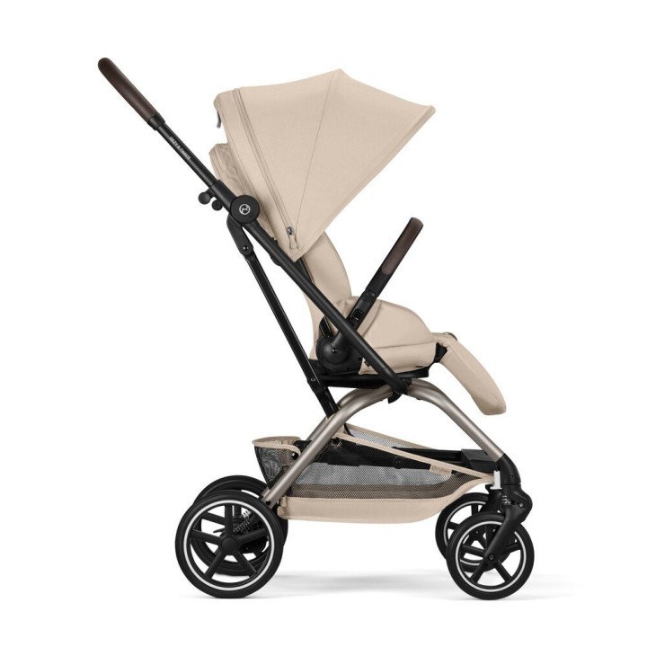 Poussette Compacte et Rotative Eezy S Twist+2 2026 Châssis Taupe CYBEX
