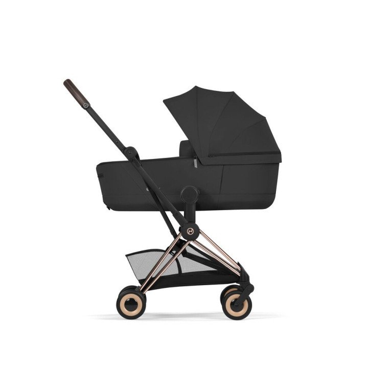 Duo COŸA 2026  Poussette ultracompacte avec nacelle pliable  Châssis Rose Gold CYBEX