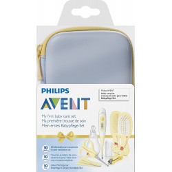 Philips Avent Kit toilette bébé trousse brosse SCH401/00 0 mois+ pétrole