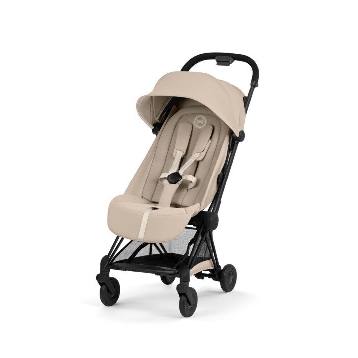 Duo COŸA 2026  Poussette ultracompacte avec nacelle pliable  Châssis Matt Black CYBEX