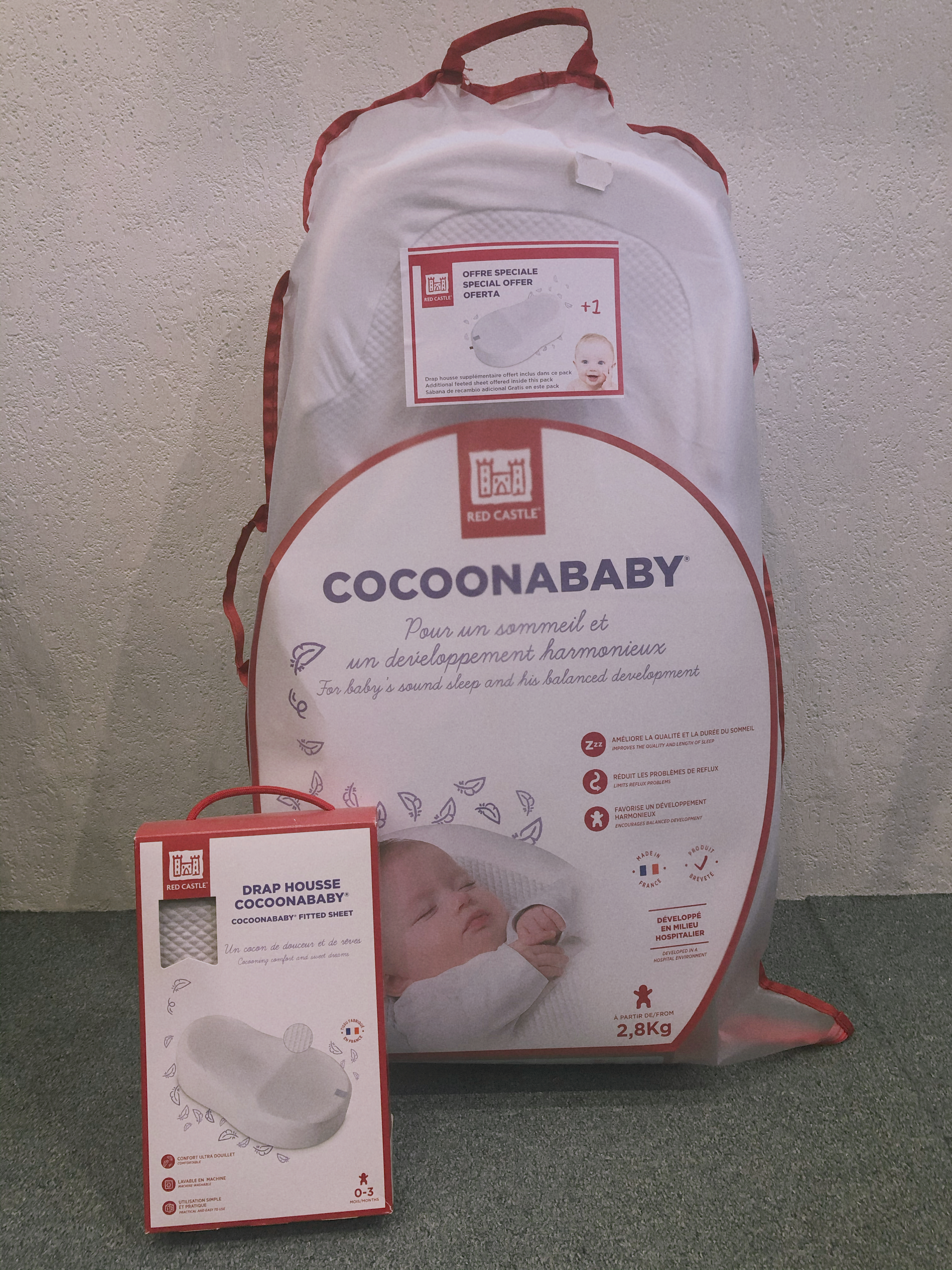 Drap Housse Cocoonababy Red Castle